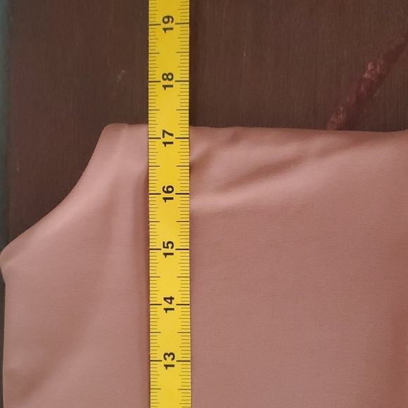 4/$30 Open Edit Sleeveless Scoopneck Tan Mocha Bodycon Dress Size Large - Picture 7 of 12